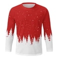 thumbnail image 4 of LUOGENLI T-shirts pour Homme pour Hommes Noël T-Shirt Décontracté de Mode Festival à Manches Longues à Col Rond T-Shirt T-shirts pour Homme T-Shirt Graphique Pâques T-shirts pour Hommes T-shirts Graphiques Pêche Saint-Valentin Blanc m, 4 of 5