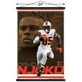 thumbnail image 3 of NFL Cleveland Browns - David Njoku 24 Wall Poster with Magnetic Frame, 22.375" x 34", 3 of 5