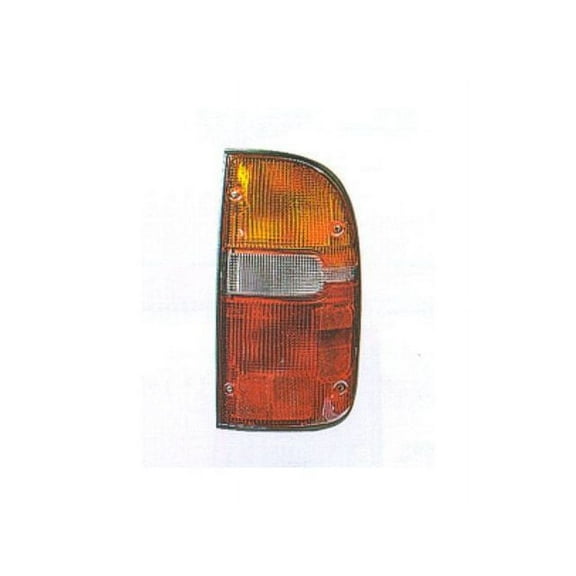 Right Passenger Side Tail Light Assembly - Compatible with 1995 - 2000 Toyota Tacoma RWD 4WD 1996 1997 1998 1999