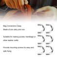 thumbnail image 4 of 20Set Bag Accessories, Metal Connector Buckles, Arch U Shape Ring Buckle Connector with Screws for Leather Crafts Making for Your Handbags, Wallets, and Other Leather, 4 of 7