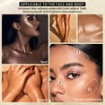 thumbnail image 4 of Liquid Highlighter Oil for Face and Body - Natural Glow Enhancer with Soothing Botanicals, Illuminating Shimmer Drops for Cheekbones, Collarbone, and Legs - Nourishing Non, 4 of 5