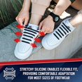 thumbnail image 4 of Cordones para zapatos sin atar para niños y adultos - Cordones elásticos para zapatillas - Cordones planos de silicona para zapatillas de correr JM, 4 of 5