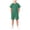 Green, variant on Linfrsh Boys Summer Athletic 2 Outfits Solid Color Performance Short Sleeve Casual Short Kids Clothing Set Blue,1-2 Years