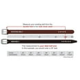 thumbnail image 6 of Titanium Work Belt II (Brown) by Nickel Smart®, 6 of 7