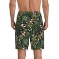 thumbnail image 4 of Lsque Mallard Ducks And Water Mens Sleep Pajama Shorts,Short Pajama Pants, Cotton Ultra-Soft Knit-4X-Large, 4 of 9