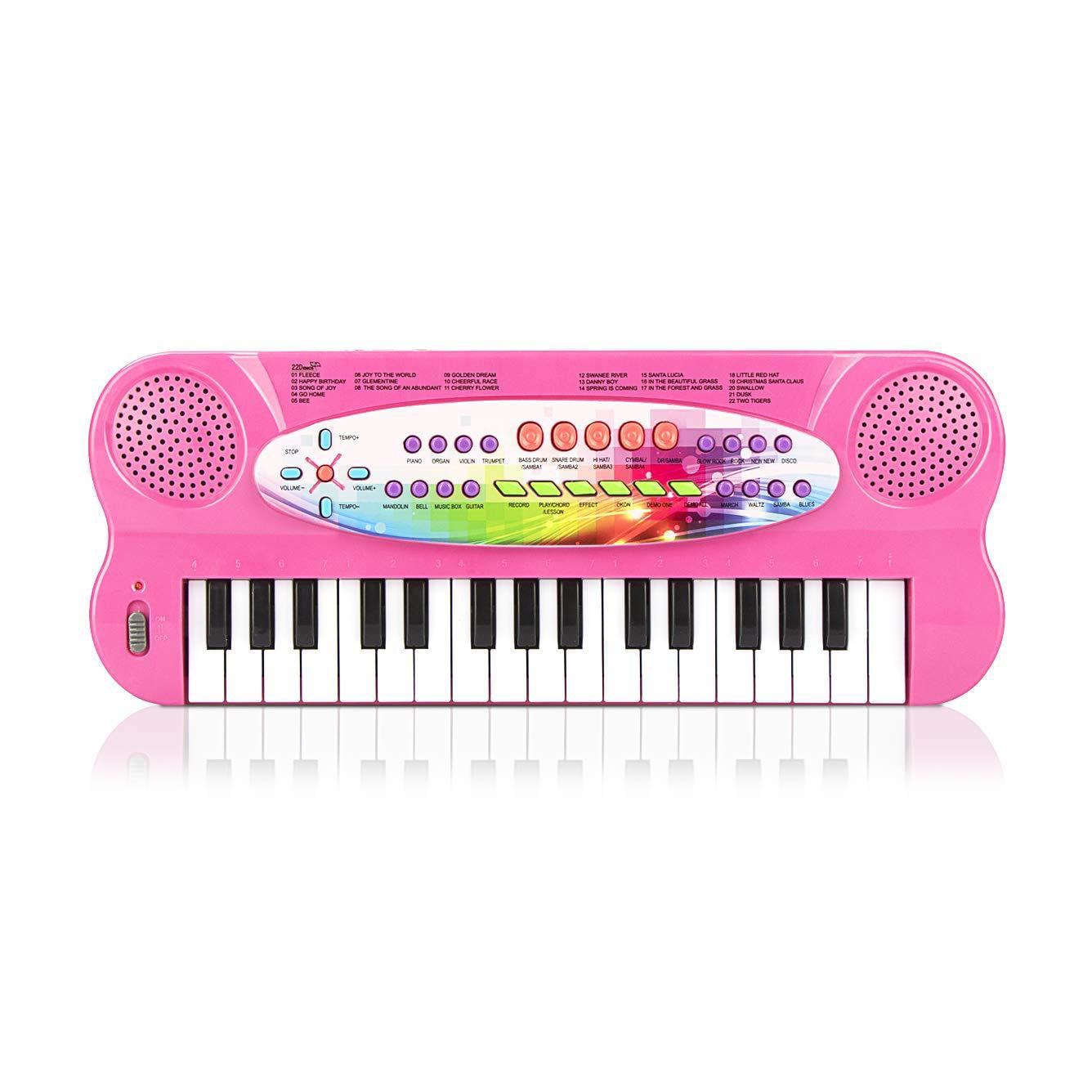 32 Keys Multifunction Portable Electronic Kids Keyboard Piano M Details about    Piano for Kids 