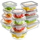 thumbnail image 1 of Contenedores de vidrio para almacenamiento de alimentos HOMBERKING, 12 juegos, gris, 1 of 7