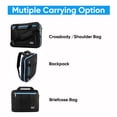 thumbnail image 3 of Professional Travel Work Daily Use Backpack Shoulder Carrying Case for 15.6 inch Laptops, Acer Nitro 5, Asus TUF Gaming, 3 of 9