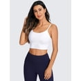 thumbnail image 2 of Top deportivo CRZ YOGA ajustable con espalda en V sin aros blanco XL, 2 of 5