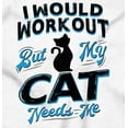 thumbnail image 2 of Crazy Cat Ladies Funny Gym Workout Hoodie Sweatshirt Women Brisco Brands S, 2 of 6