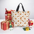 thumbnail image 5 of Rocae Cute Squirrel Fall for Features A Uniquely Designed,Large-capacity,Reusable Shoulder Zip Tote Shopping Bag for Vacations and Shopping, 5 of 6