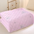 thumbnail image 6 of Qocolhg Summer Cooler Quilt, Washable & Lightweight Summer Comforter Cooling Blanket for All Season Use, Machine Washable, Bedding Soft Coverlet Conditioned Quilts for Kids, 39x59 inch, Pink, 6 of 7