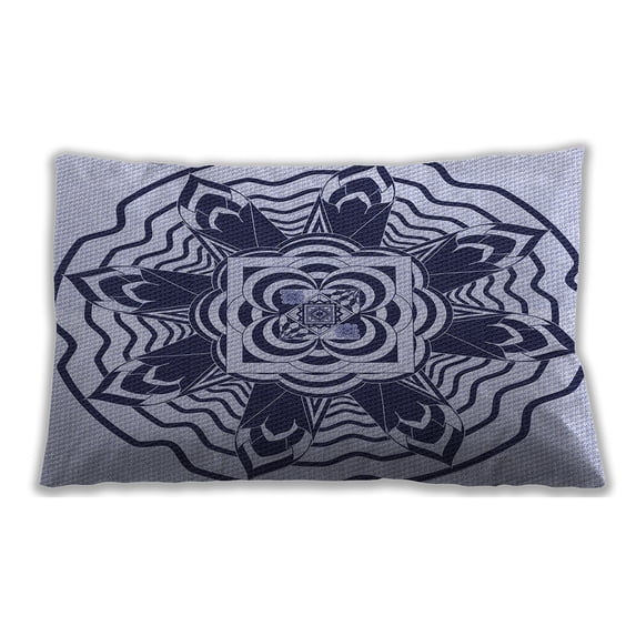 Ahgly Company Indoor Rectangular Contemporary Lumbar Throw Pillow, 13 inch by 19 inch