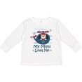 thumbnail image 3 of Inktastic Mimi Loves Me Grandson Boy Bear Boys Long Sleeve Toddler T-Shirt, 3 of 5