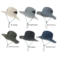 thumbnail image 4 of Sombrero de mujer para primavera y verano, para exteriores, parasol, protección para el cuello, sombrero de pescador, sombrero de escalada, sombrero de lavabo de malla transpirable,, 4 of 4