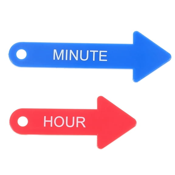 Phenofice Rotatable Clock Needle Plastic Clock Parts 2Pcs