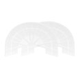 thumbnail image 1 of Uxcell 1pair Heel Plates Sole Protector Size 10-11 Non Slip Pad Replacement for Sneakers, Transparent, 1 of 6