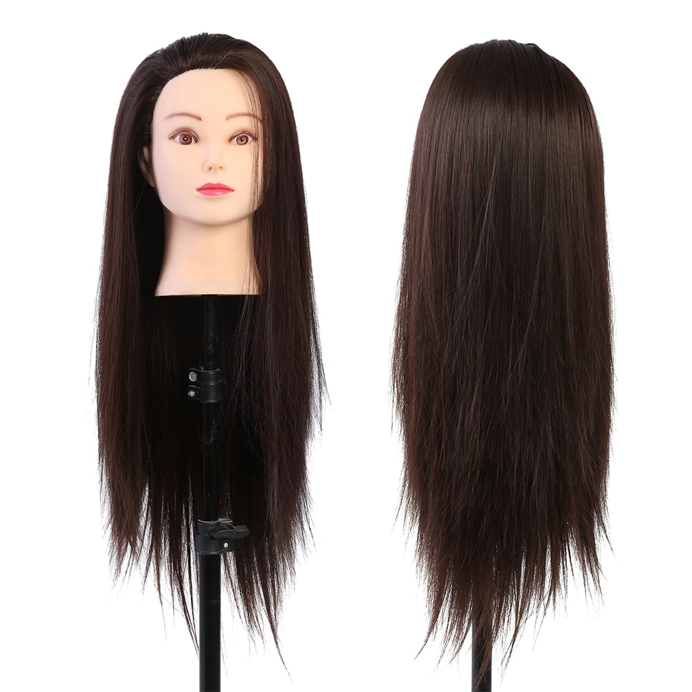 black makeup doll head