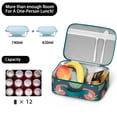 thumbnail image 5 of Strawberry Men Lunch Box for School Reusable Thermal Lunch Carrier for Women Men Meal Containers with Exterior & Interior Pockets Collection, 5 of 6