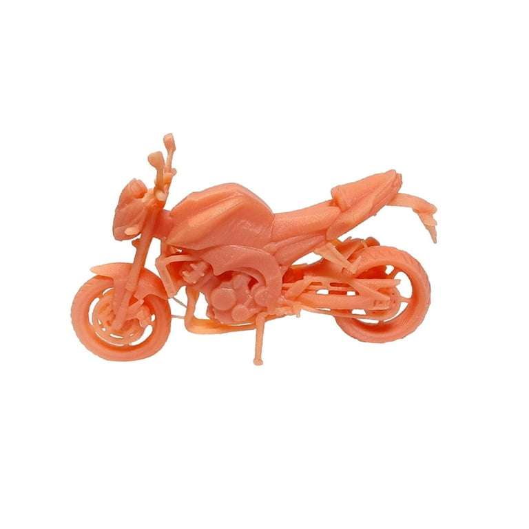 1 64 Tiny Motorbike Toys Miniature Motorcycle Resin Role Play Model Autocycle 1 64 Motorcycle Model for DIY Scenery DIY Projects Building Style C