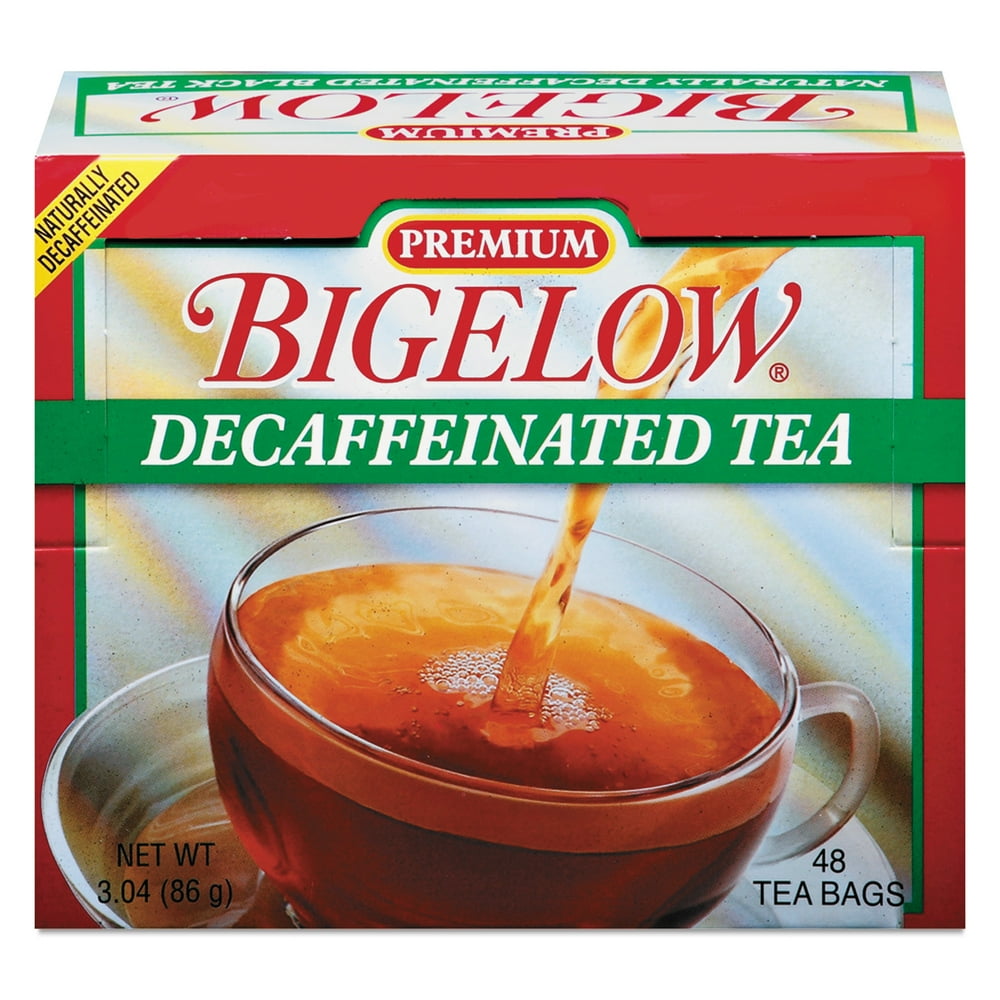 Bigelow Single Flavor Tea, Decaffeinated Black, 48 Bags/Box Walmart