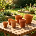 thumbnail image 5 of Terracotta Pots Funny Plant Pots Flower Pots Plant Pots Round Planter Clay Pots For Plants Pot For Indoor Plants Small Flower Pots, 5 of 7