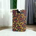 thumbnail image 6 of Yayeee Freestanding Laundry Hamper with Handle Collapsible Large Storage Basket for Clothes, Yellow Floral, 6 of 7