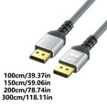 thumbnail image 3 of Reliability 8K DisplayPort Cable Ensures Smooth Video Playback With 60Hz Refreshes Rate And Triples Shielding Design, 3 of 8