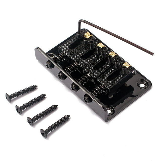 Maoww Single Bridge Iron Instrument Accessories Screws Professional Pull Strings Board Thickened Design Replaced Part Neck Joint Plate