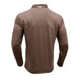 thumbnail image 4 of LTTVQM Mens Long Sleeve Polo Shirts Casual Button Summer Spring Fashion Cotton Tees Stylish Tops Golf Shirts with Pocket Coffee L, 4 of 4