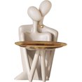 thumbnail image 1 of Couple Hug Statue Home Decor Key Tray, Romantic Gift, Modern Sculpture | Cadeau Romantique avec Plateau à Clés, 1 of 7