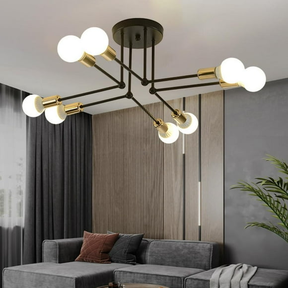 Art Decor Ceiling Light, Modern Ceiling Light Fixture, Ceiling Lamp for Kitchen, Black Gold