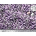 thumbnail image 2 of Soimoi Purple Cotton Poplin Fabric Leopard & Snake Animal Skin Printed Fabric 1 Yard 42 Inch Wide, 2 of 3