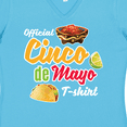 thumbnail image 4 of Inktastic Cinco De Mayo Official Tshirt Funny Pun with Taco Salso and Lime Women's V-Neck T-Shirt, 4 of 5