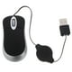 thumbnail image 3 of Creativo USB por cable Mini Telescópico Ratón computadora portátil Mouse Ratón portátil (Negro), 3 of 7
