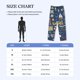 thumbnail image 4 of Fotbe Marine Nautical Pantalones de Pijama para Hombre, Pantalones de Dormir, Pantalones de Casa con Cintura Ajustable y Bolsillos-3X-Large, 4 of 6