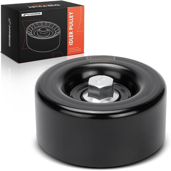 A-Premium Belt Idler Pulley Compatible with Nissan Altima 2007-2012, Murano 2009-2014, Maxima 2009-2014, Quest 2011-2013, 3.5L