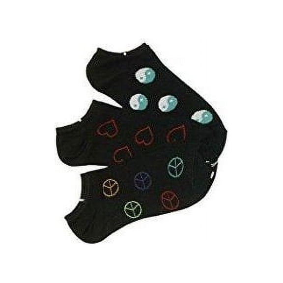 Bright Zebra No-Shows Socks 3-Pair Pack