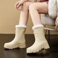 thumbnail image 6 of Women Rain Boots Ankle Rain Boots Waterproof Non- Casual Shoes Short Rain Boots Wide Calf For Gardening Outdoor Work And Everyday Wear Rain Boots, 6 of 8