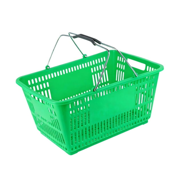 GROWTH TANK Panier d'Achats Panier d'Épicerie Léger Robuste en Métal Panier de Rangement Polyvalent Vert