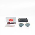 thumbnail image 2 of RB-Hip Hop-sunglasses RB8125 Titanium Aviator Sunglasses Gray Blue and Gold OS, 2 of 5