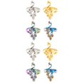 thumbnail image 4 of 8 Pcs  Knitting Loop Rings Multi-purpose Rings Practical Crochet Bird Rings, 4 of 6