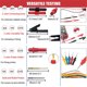 thumbnail image 3 of Kit de cables de prueba Banana Plug, 4 mm con sonda roscada, para Mu, 3 of 6