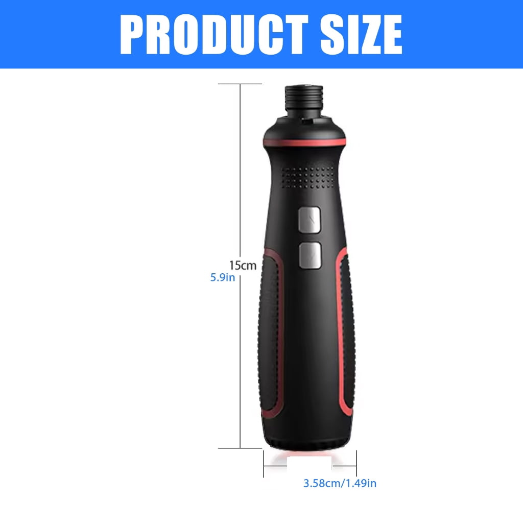 MOMOJIA Rechargeable 3.6V Cordless Electric Screwdriver with LED Light for Home Repairs