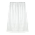 thumbnail image 3 of Zaldita Womens Long Satin Half Slip Elastic Waist Lace Trim Underskirt Petticoat for Under Dresses White 3XL, 3 of 7