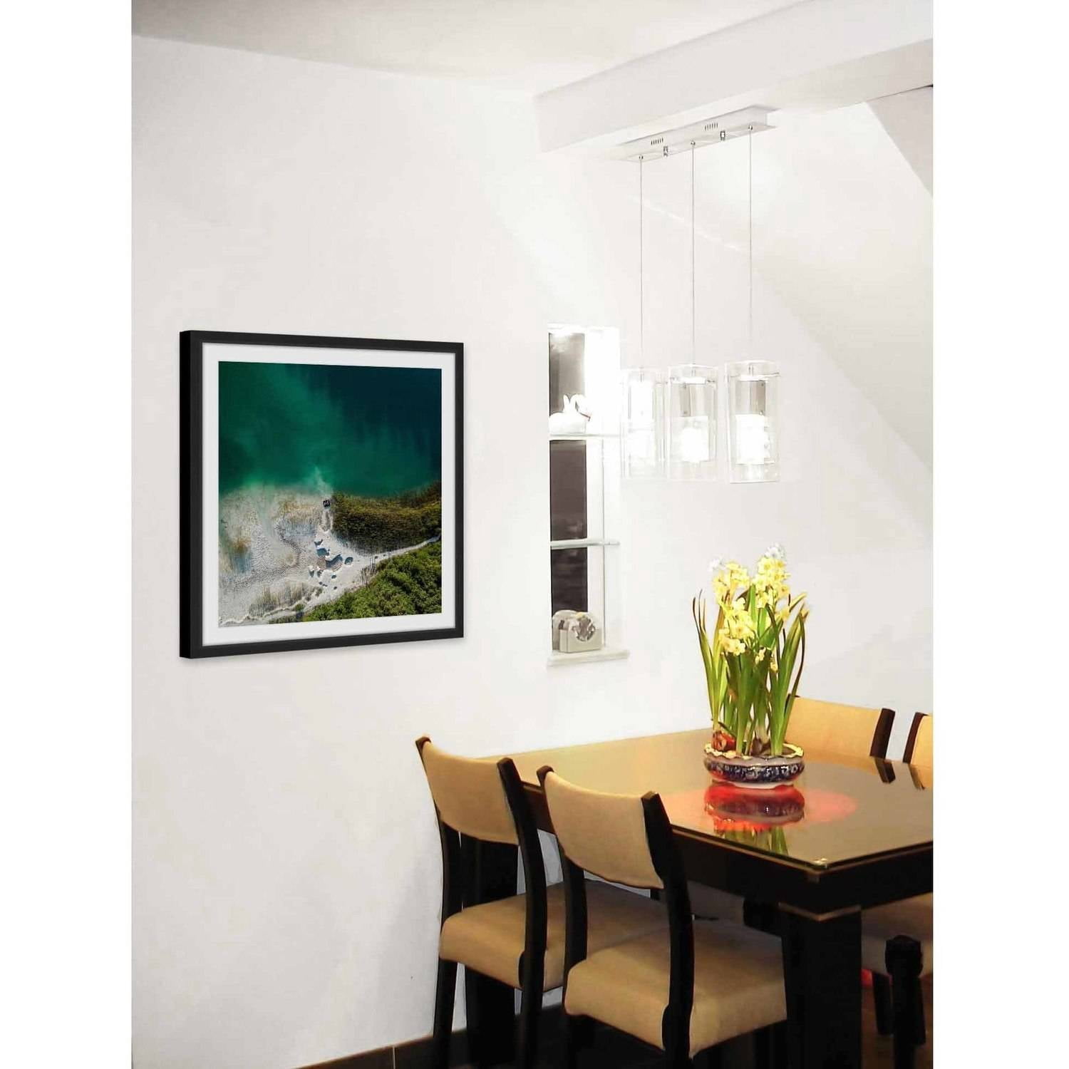Marmont Hill "Sea Foam" By Karolis Janulis Framed Painting Art Print, 12.0" x 1.5"