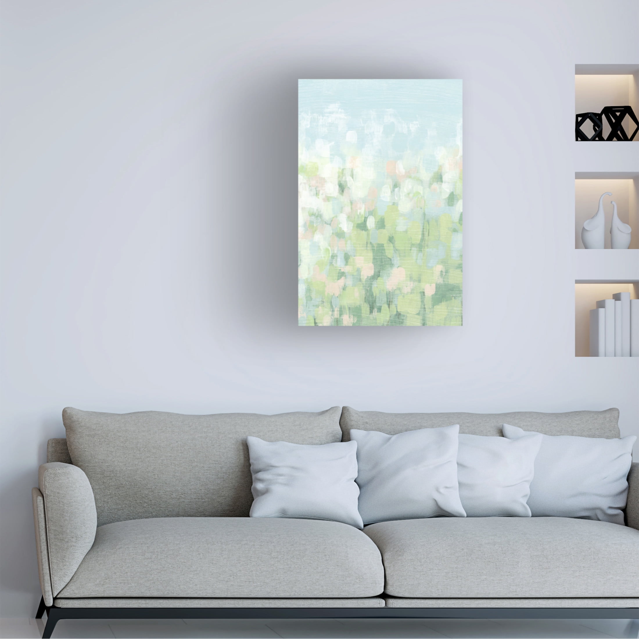 Trademark Fine Art June Erica Vess Kaleidoscope Meadow II Canvas Wall Art