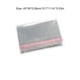 thumbnail image 5 of Paquete de 100 bolsas de embalaje, cajas de almacenamiento, monedero, contenedor de plástico de superficie lisa, accesorios para el hogar, Almacenamiento y organización del hogar 2 capas de 0.08 mm Wosthever  HA062333-02B, 5 of 6