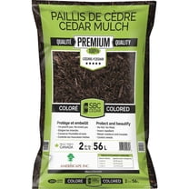 SBC 2 Cu. Ft. Dyed Brown 100% Pure Cedar Mulch 92500