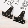 thumbnail image 6 of UPKOCH 2 PCS Hinges Small Black T-shaped Swing Door for Wooden Doors Gate Inches, 6 of 8